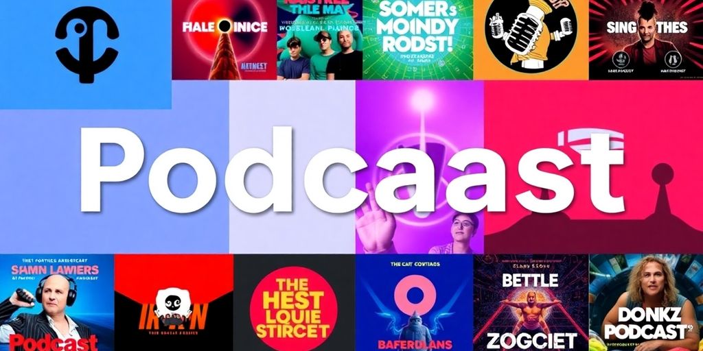 Podcast artwork examples.