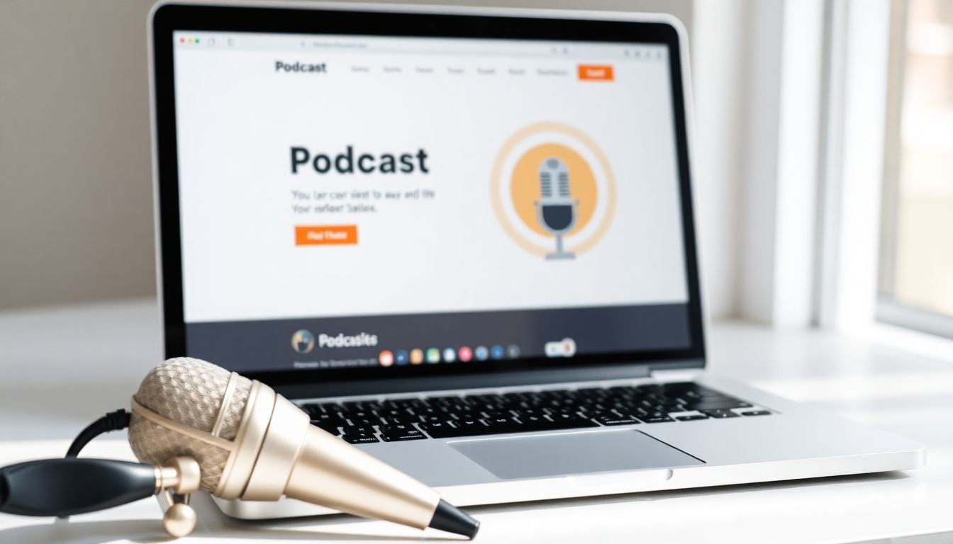 podcast website from scratch